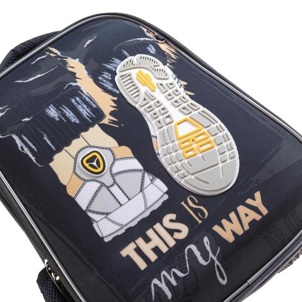 Рюкзак Hatber ERGONOMIC Classic-My way- 37Х29Х17 см EVA материал светоотраж. 2 отделения 2 кармана