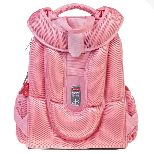 Рюкзак Hatber ERGONOMIC Classic-Кошечка с мороженым- 37Х29Х17 см EVA материал светоотраж. 2 отделени