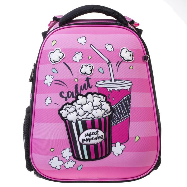 Рюкзак Hatber ERGONOMIC Classic-Попкорн- 37Х29Х17 см EVA материал светоотраж. 2 отделения 2 кармана