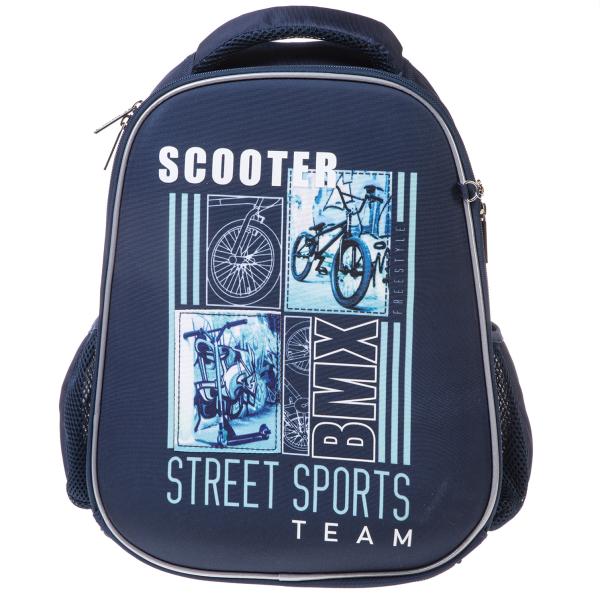 Рюкзак Hatber ERGONOMIC light-Sport Team- 38Х29Х15см EVA материал нагрудная стяжка светоотраж. 2 отд