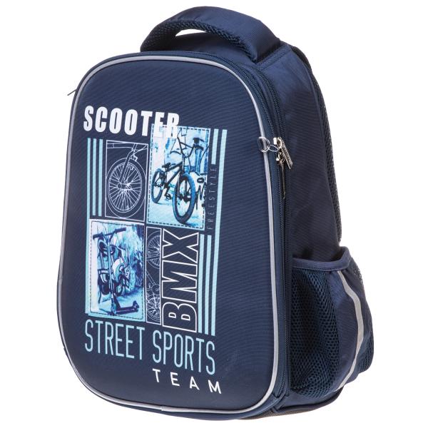 Рюкзак Hatber ERGONOMIC light-Sport Team- 38Х29Х15см EVA материал нагрудная стяжка светоотраж. 2 отд
