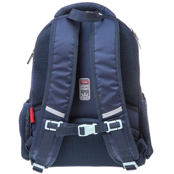 Рюкзак Hatber ERGONOMIC light-Sport Team- 38Х29Х15см EVA материал нагрудная стяжка светоотраж. 2 отд