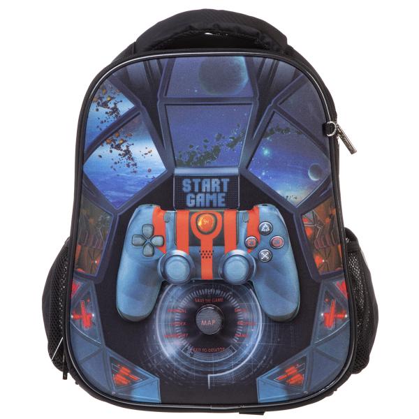 Рюкзак Hatber ERGONOMIC light-Джойстик- 38Х29Х15см EVA материал 3D эффект нагрудная стяжка светоотра