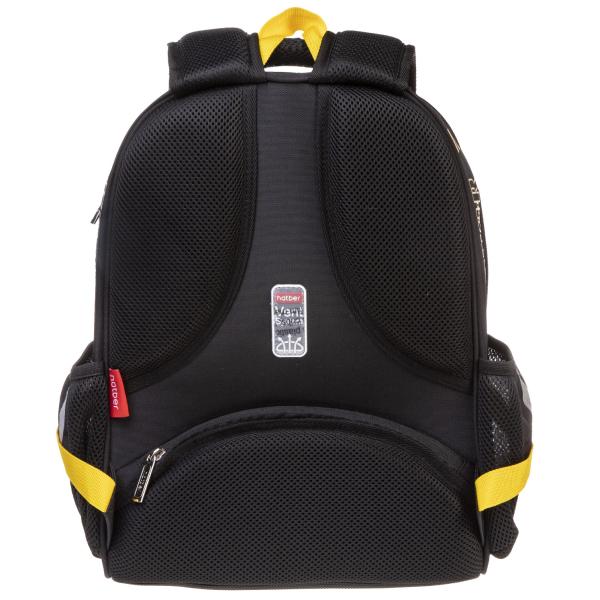 Рюкзак Hatber ERGONOMIC light-Скорость и мощь- 38Х29Х15см EVA материал нагрудная стяжка светоотраж. 