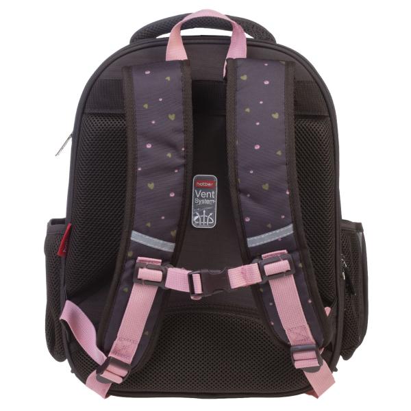 Рюкзак Hatber ERGONOMIC plus -Милашка- 38х29х18 см EVA материал нагрудная стяжка светоотраж. 2 отдел