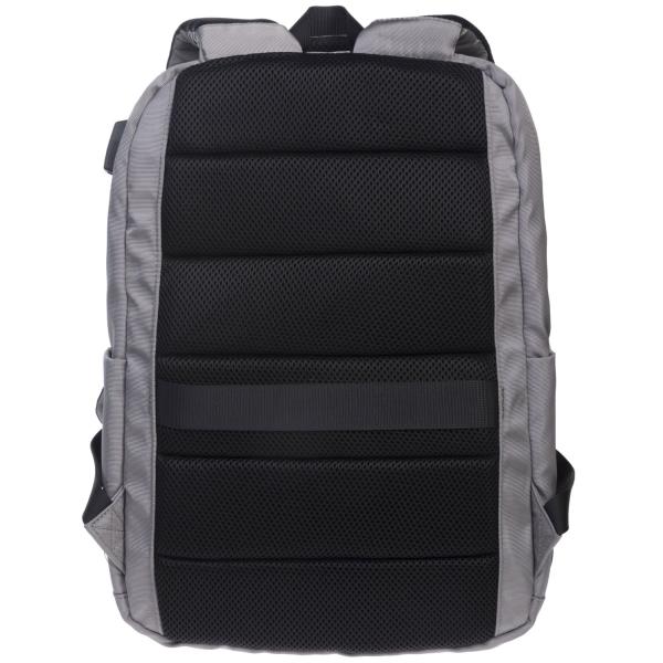Рюкзак Hatber PRO -Stone Grey- 43х31,5х14,5см полиэстер нагружная стяжка 2 отд. 4 кармана, с USB-вых