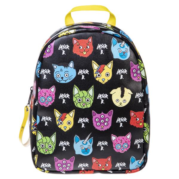 Рюкзак Hatber Teen -Лазер Би- 21,5х27х11,5см Экокожа 1 отд.  ( Laser B.)