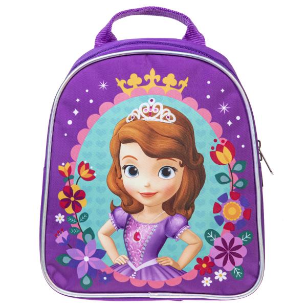 Рюкзак малый Hatber -София Прекрасная- 25х20х8см полиэстер светоотраж. 1 отделение (DISNEY)