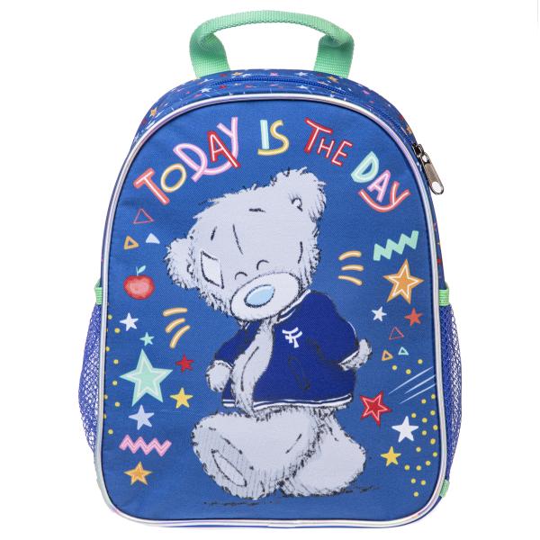 Рюкзак средний Hatber "MetoYou"  синий 31х24х10см полиэстер светоотраж. 1 отделение 2 кармана (Metoy