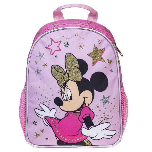 Рюкзак средний Hatber -Минни Маус- 31х24х10см полиэстер светоотраж. 1 отделение 2 кармана ( DISNEY)