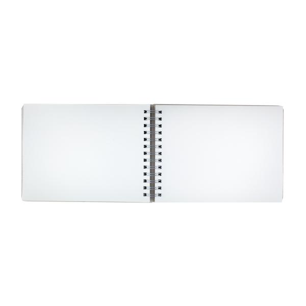 Скетчбук 120 л. 185*250 мм, гребень, пухлая бумага 60 г/м2, BV