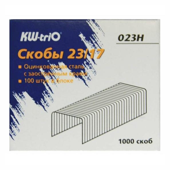 Скобы для степлера №23/17 1000 шт.