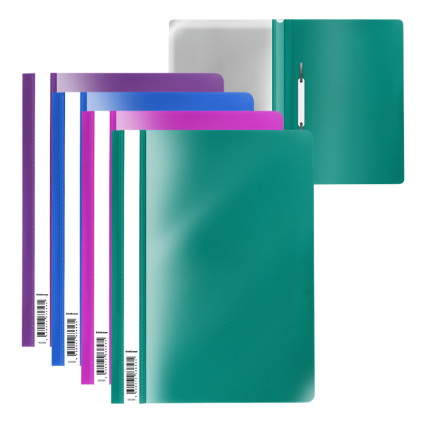 Скоросшиватель А4 ErichKrause Fizzy Vivid ассорти 