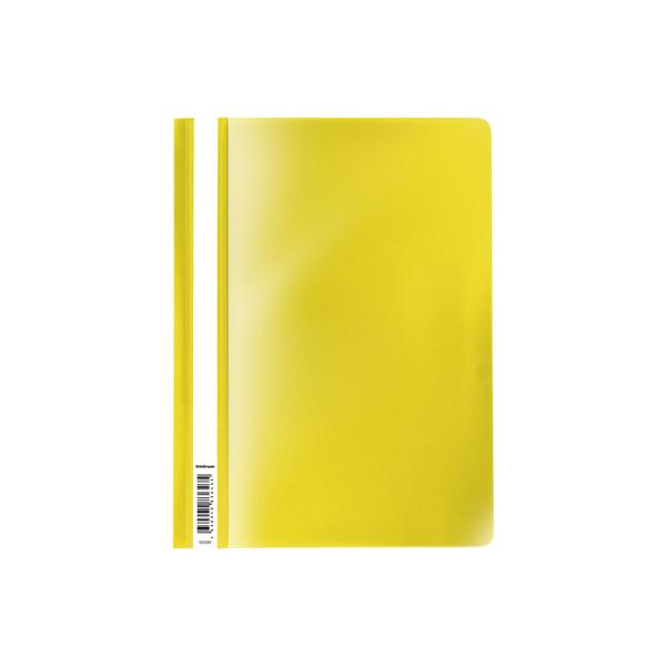 Скоросшиватель А4 с перфорацией ErichKrause® Fizzy Neon, желтый