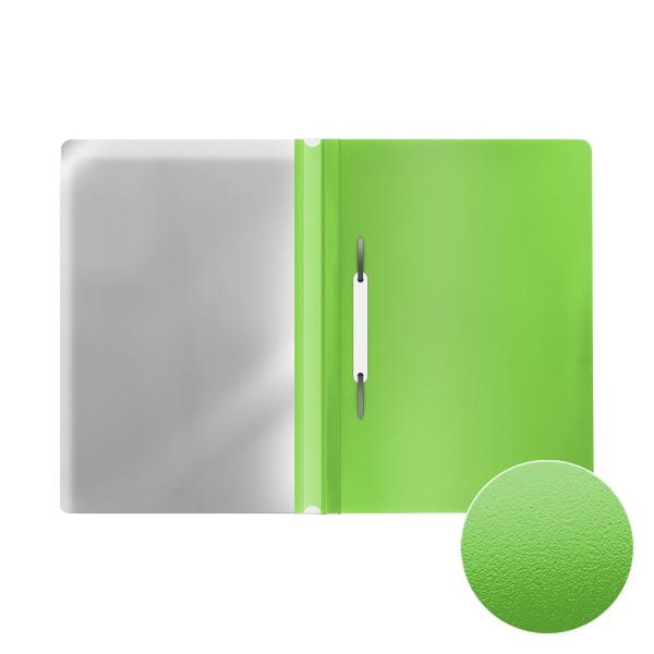 Скоросшиватель А4 с перфорацией ErichKrause® Fizzy Neon, желтый