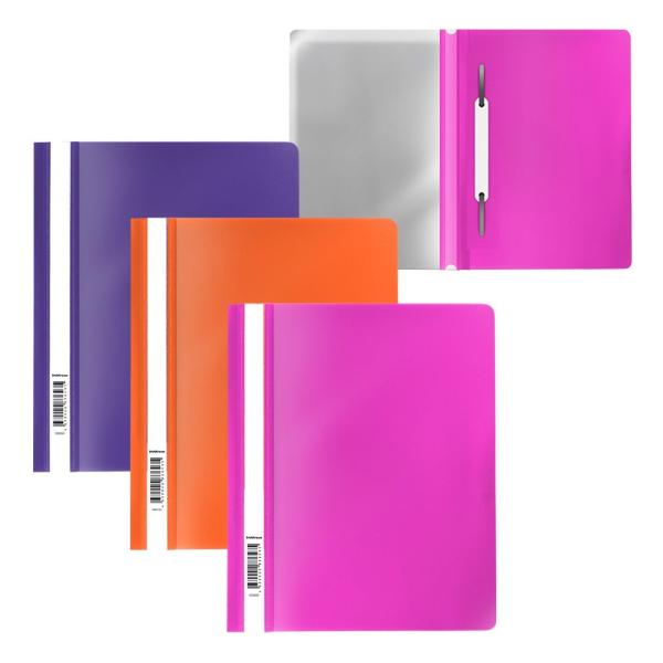 Скоросшиватель А5+ ErichKrause® Soft Caribbean Sunset, ассорти (в пакете по 21 шт.)