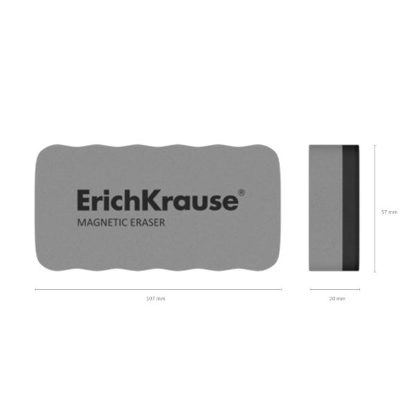 Стиратель для досок магнитный ErichKrause® 107x57мм         (в коробке по 12 шт.)