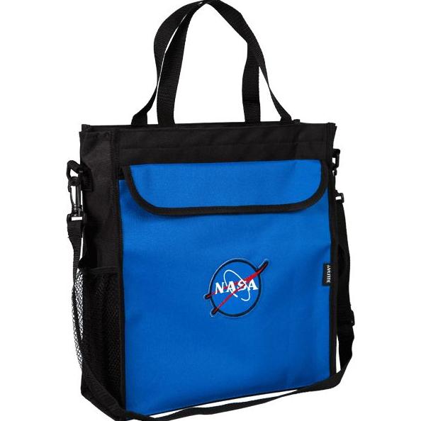 Сумка для дополнительных занятий "deVENTE. NASA" A4+ (31x36x12 см) текстильная, 1 отделение на молни