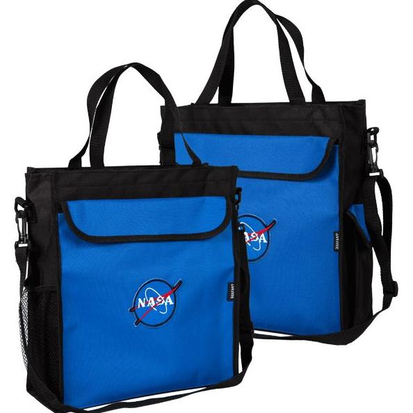 Сумка для дополнительных занятий "deVENTE. NASA" A4+ (31x36x12 см) текстильная, 1 отделение на молни