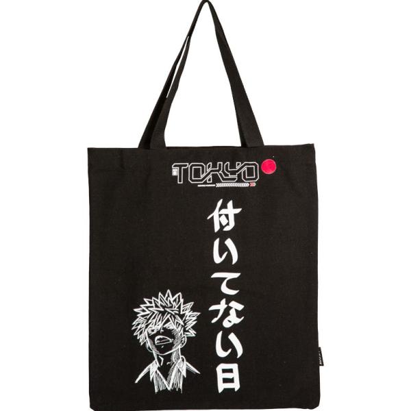 Сумка-шоппер "deVENTE. Tokyo Crash" 35х40 см, канвас, 1 отд. на магнитной кнопке, 1 внутренний карма