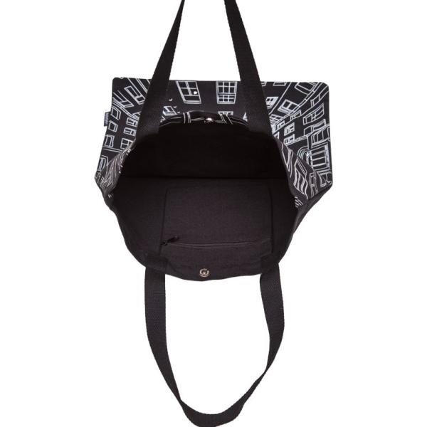 Сумка-шоппер "deVENTE. Идите дворами" 35х40 см, канвас, 1 отд. на магнитной кнопке, 1 внутренний кар