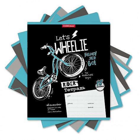 Тетрадь 18 л. лин. ErichKrause® Bicycle Rider  MIX-PACK