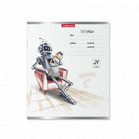 Тетрадь 24 л. лин. ErichKrause® Robolife,