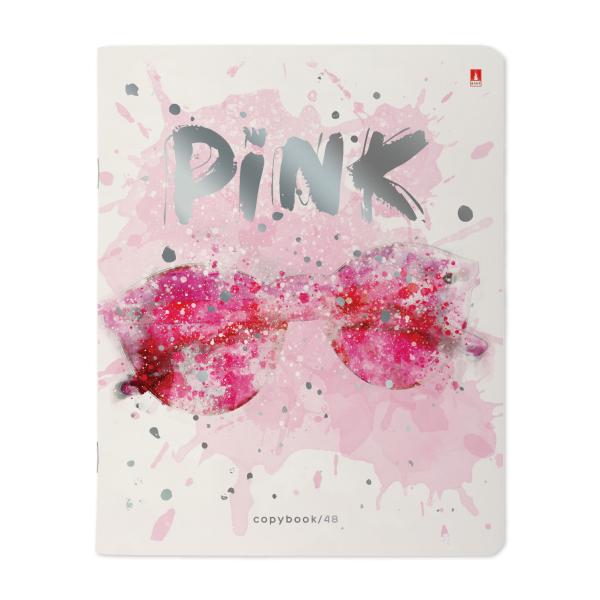 Тетрадь 48 л. кл. "PINK STYLE" 5 ВИДОВ