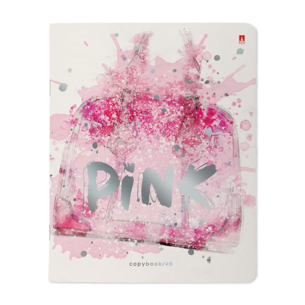 Тетрадь 48 л. кл. "PINK STYLE" 5 ВИДОВ