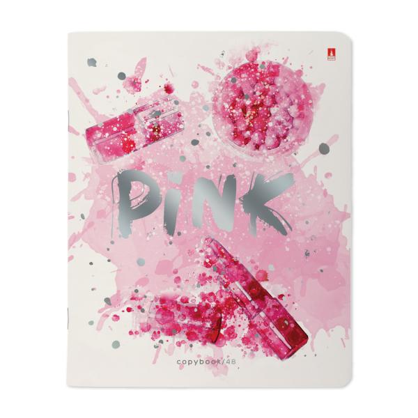 Тетрадь 48 л. кл. "PINK STYLE" 5 ВИДОВ