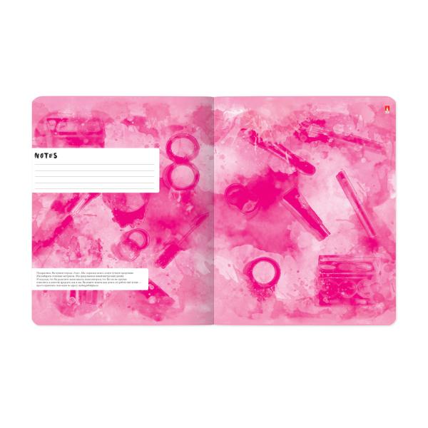 Тетрадь 48 л. кл. "PINK STYLE" 5 ВИДОВ