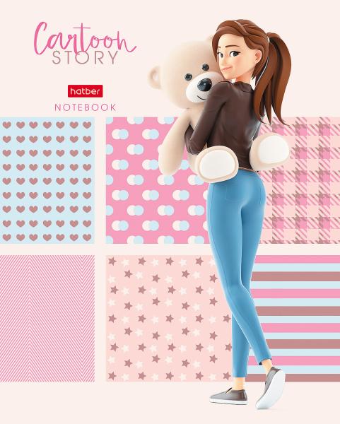 Тетрадь 48 л. кл. "Нужные книги" 65г/кв.м глянц. ламин. 5 диз.в блоке скругл.углы