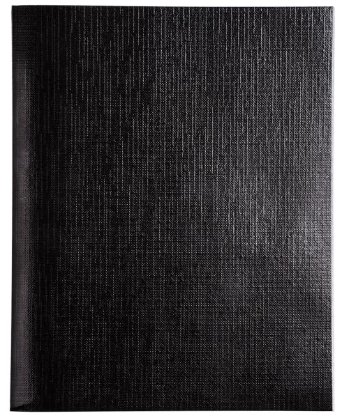 Тетрадь 48 л. кл. Бумвинил METALLIC Черная