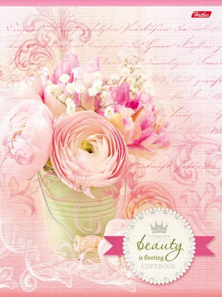 Тетрадь 80 л. кл, тиснение, Black&Red