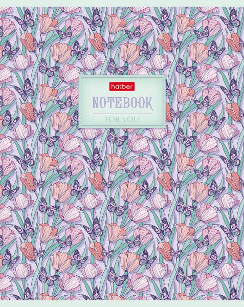 Тетрадь 80 л. кл. "New art" 65г/кв.м на скобе глянц.ламин.тиснение