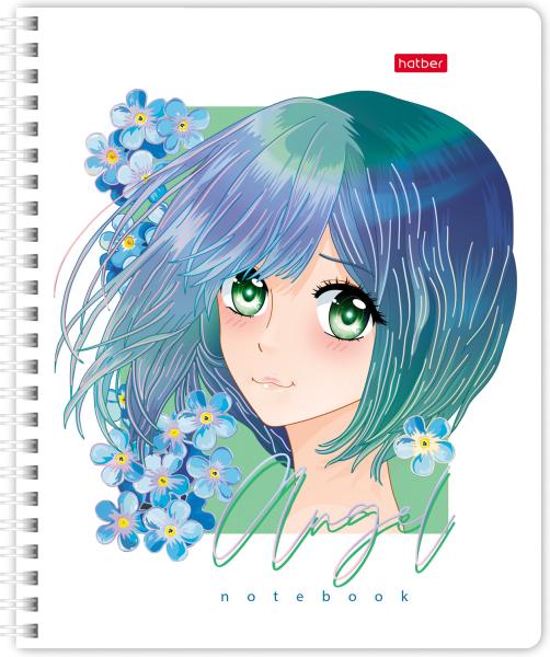 Тетрадь 96 л. кл. на гребне "Золото тропиков" 65г/кв.м мат.ламин. 3D фольга 4 диз.в блоке