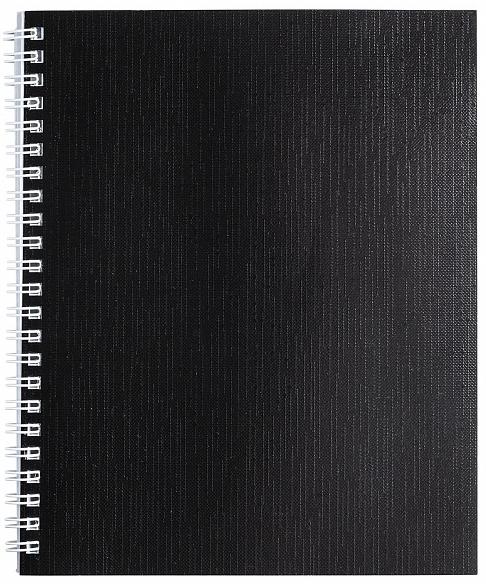 Тетрадь 96 л. кл. на гребне Бумвинил METALLIC Фиолетовая