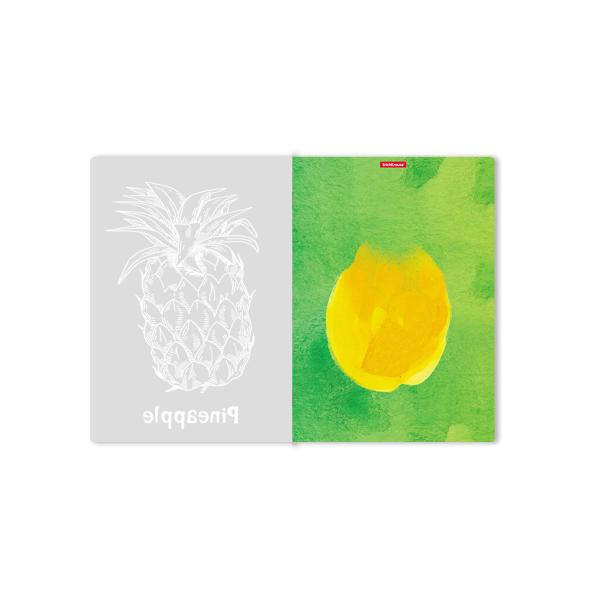 Тетрадь А4 48 л. кл. пластиковая обложка, EK Fresh