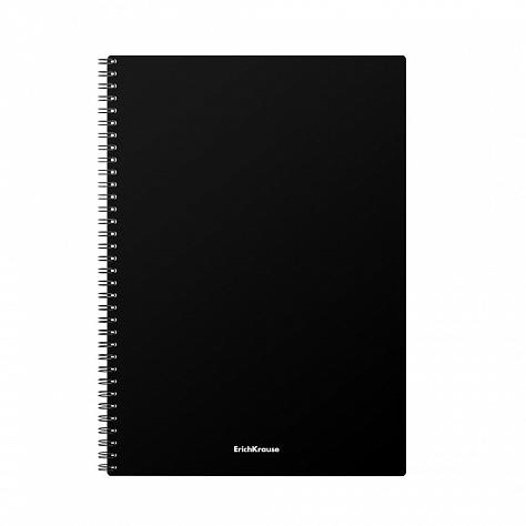 Тетрадь А4 60 л. кл. пластиковая обложка, гребень, EK Classic ассорти