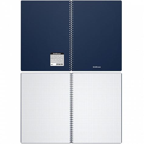 Тетрадь А4 60 л. кл. пластиковая обложка, гребень, EK Classic ассорти