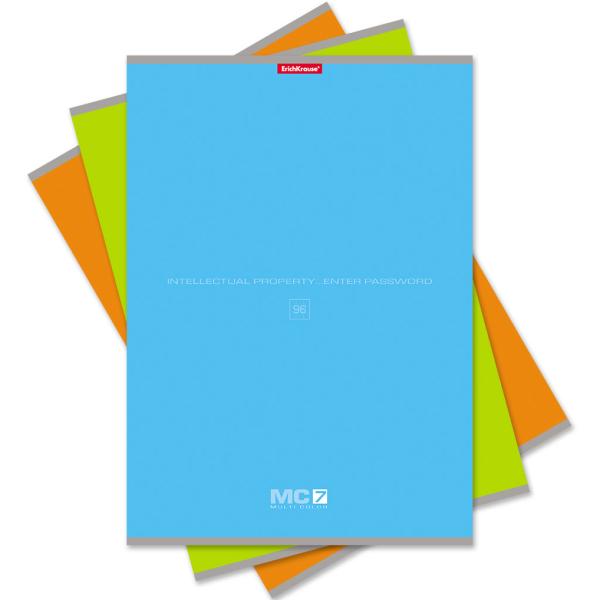 Тетрадь А4 96 л. кл. ErichKrause® MC-7, MIX-PACK