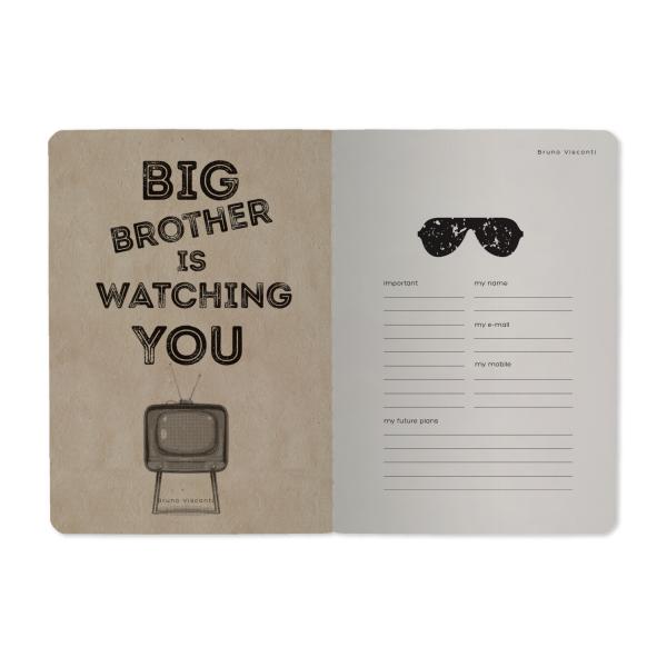 Тетрадь А6 32 л. кл. Bruno Visconti  "BIG BROTHER"