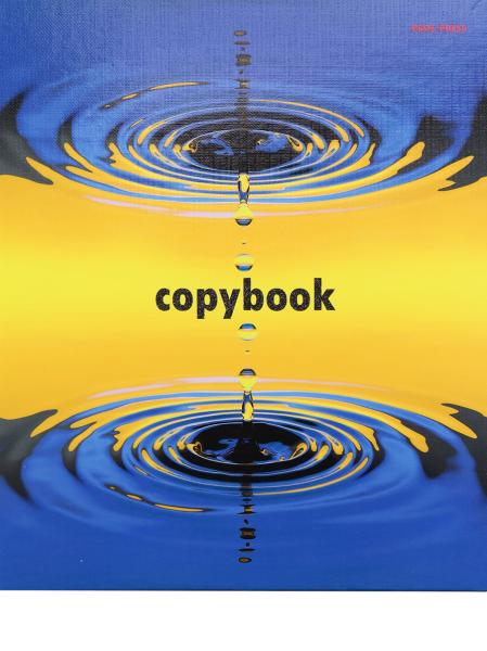 Тетрадь на кольцах 80 л. кл. КРУГИ НА ВОДЕ глянцевая ламинац, лен