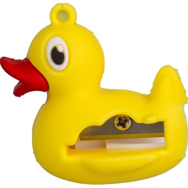 Точилка 1 отв. "deVENTE. Duck" 29x35x41 мм, пластиковая с покрытием Soft Touch, каждая в индивидуаль