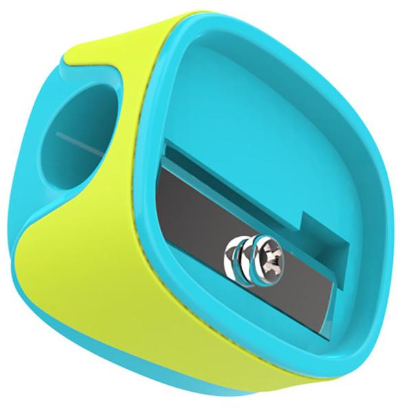 Точилка для карандашей ручная Deli U-touch 1 отв. пластик/резина ассорти туба