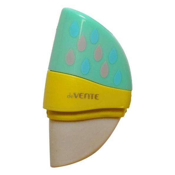 Точилка и ластик 2 в 1 "deVENTE. Pastel" 1 отверстие, пластиковая цветная с небольшим контейнером, л