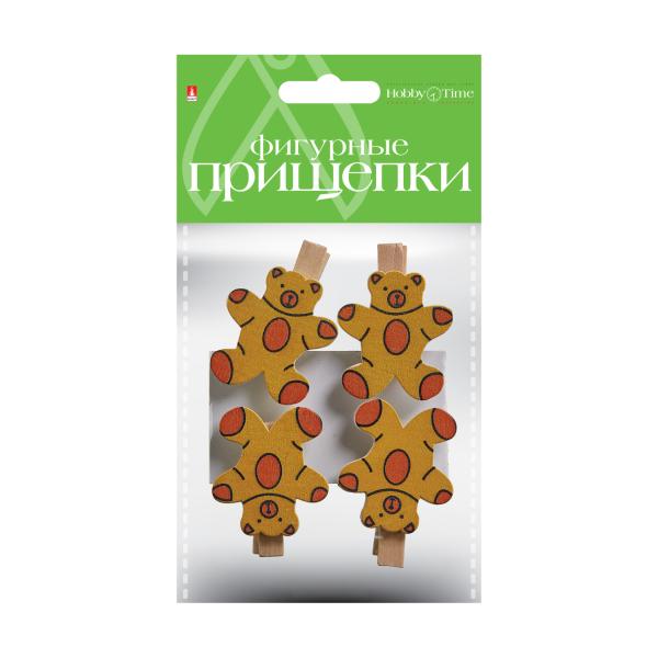Фигурные прищепки НАБОР №8 "МИШКИ"