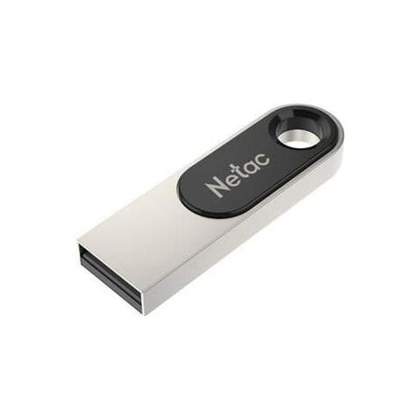 Флеш-диск 16GB NETAC U278, USB 2.0, металл. корпус, серебристый/черный, NT03U278N-016G-20PN