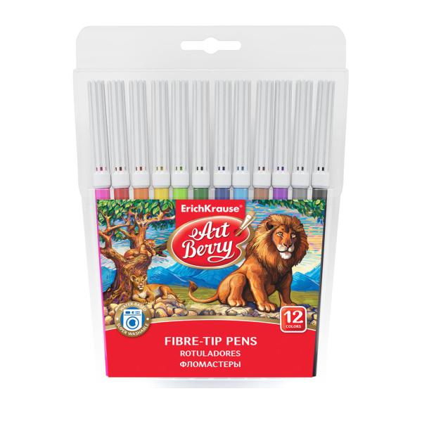 Фломастеры 12 цв. Erichkrause ArtBerry Easy Washable