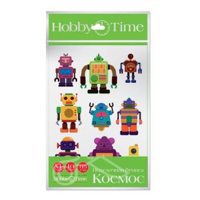 Цветная бумага А4 10 л. Космос